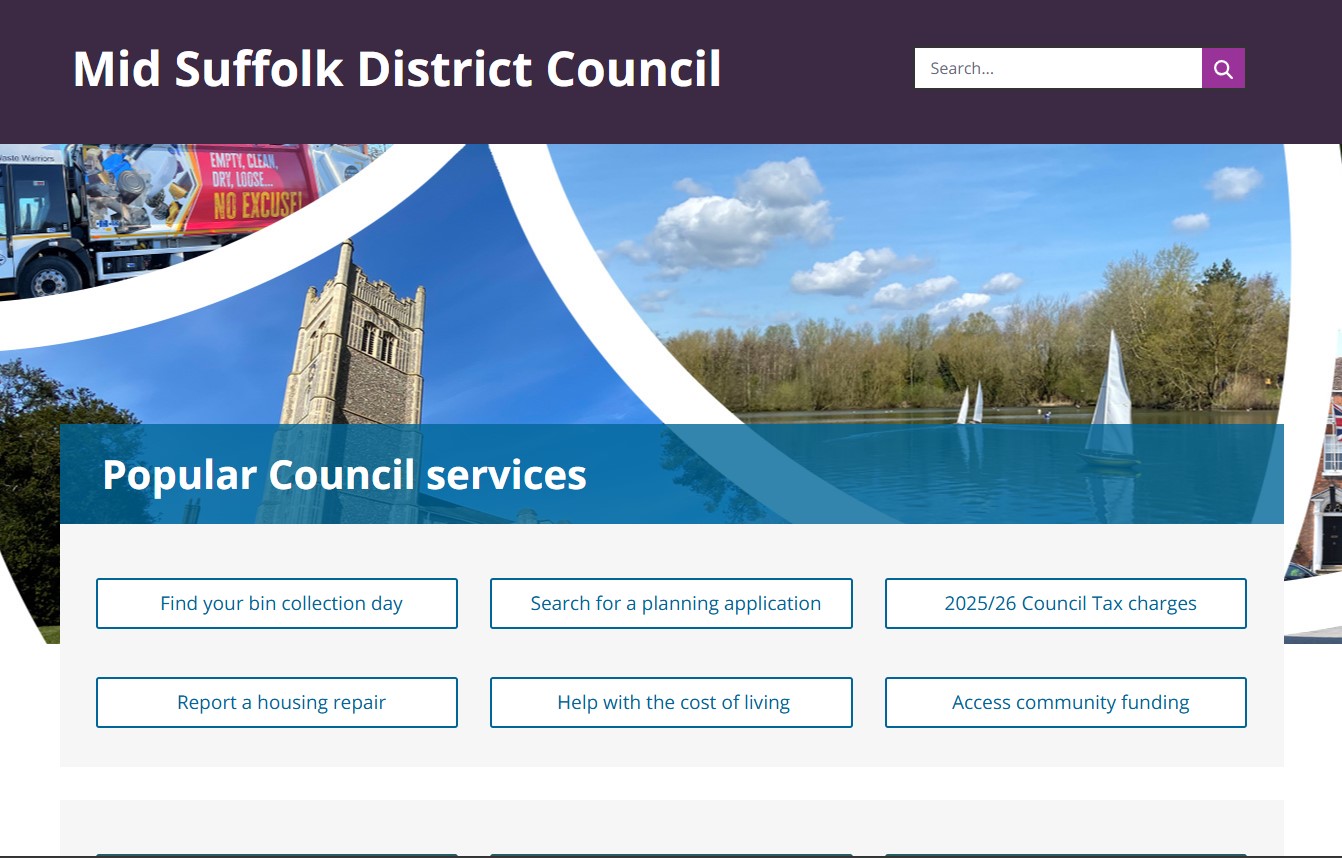 Mid Suffolk Website
