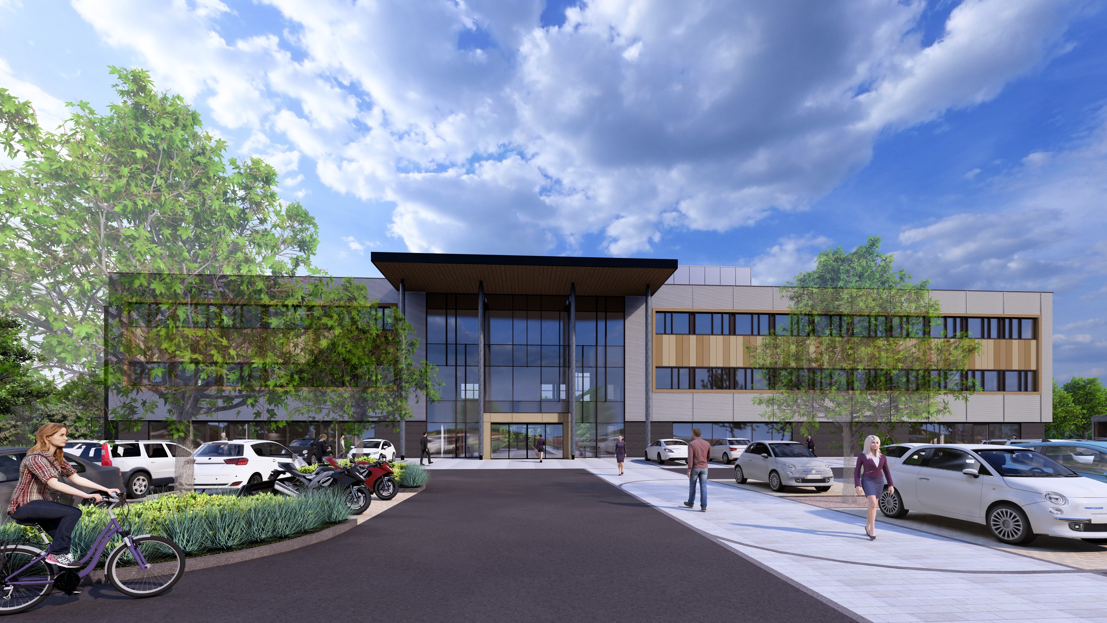 CGI artist impression of Skills and Innovation Centre