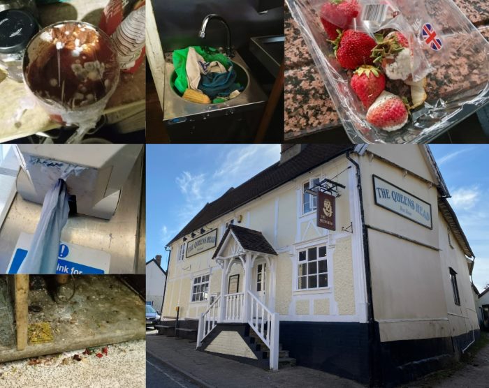 A montage of imagery from the Queens Head, Eye