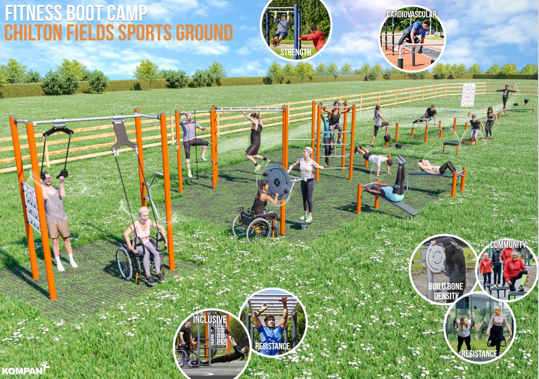 Artist impression of the new trim trail