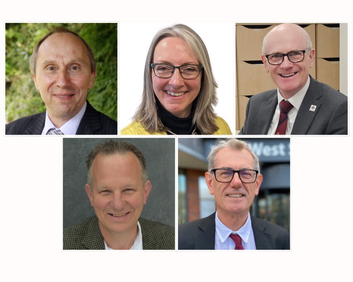 The district and borough council leaders of Suffolk