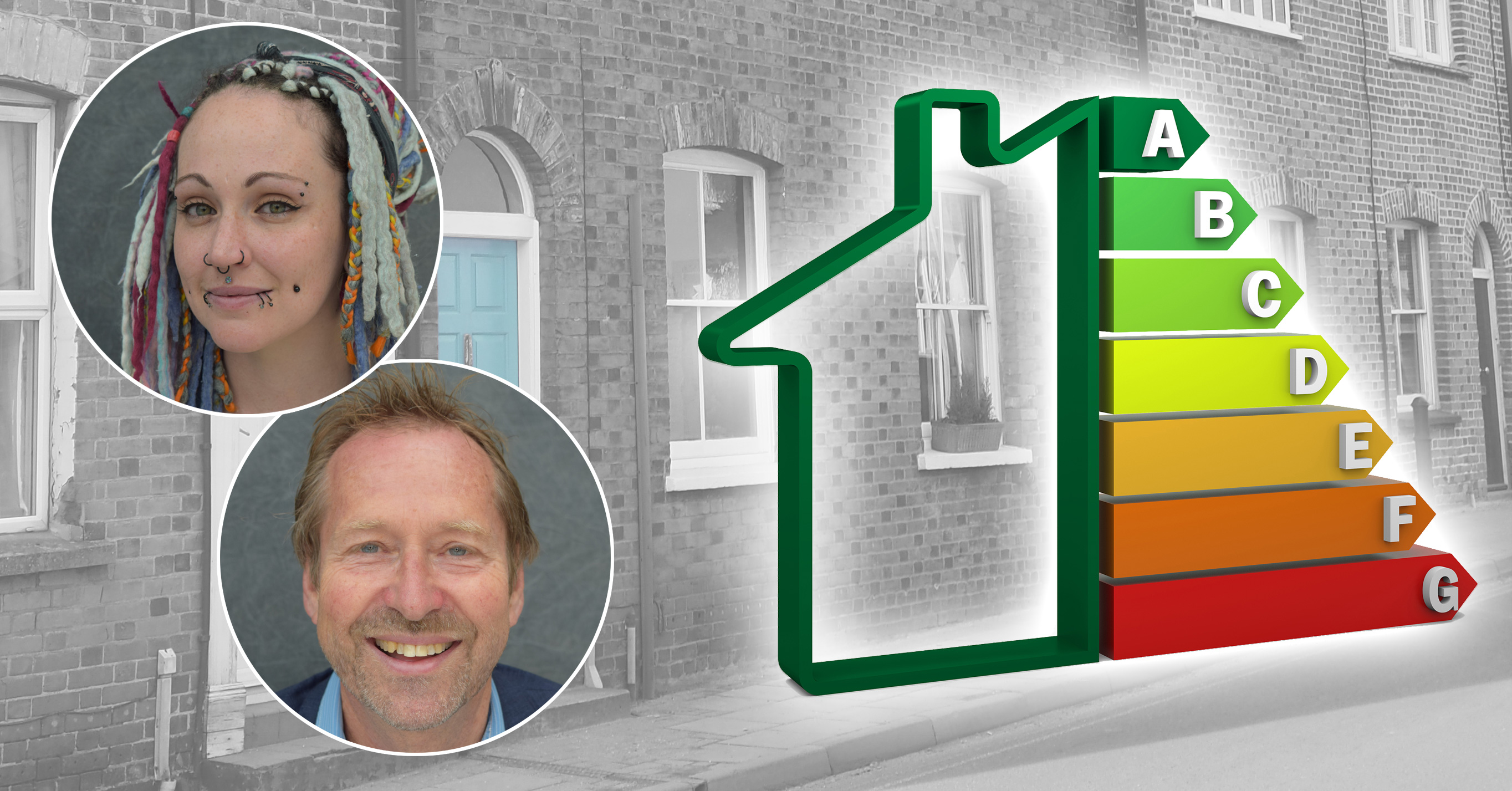 Cllr Carter and Cllr Winch and EPC rating diagram