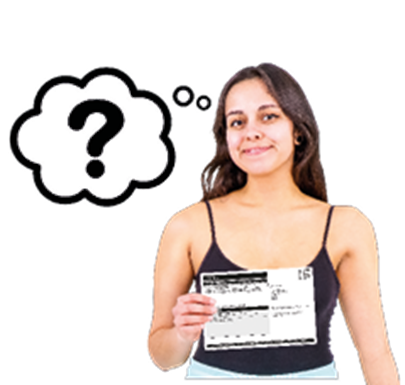 Image of a person with questions